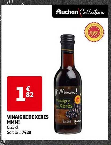 vinaigre de xérès mmm!
