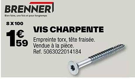 vis charpente brenner