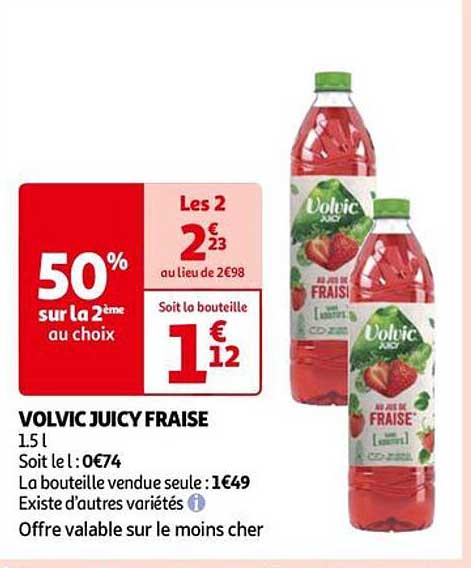 Volvic Juicy Fraise