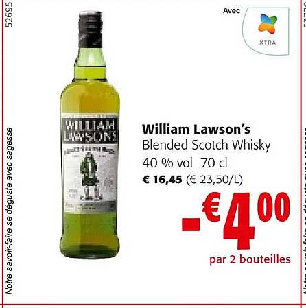 williams lawson's blended scotch whisky