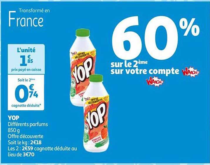 yop différents parfums