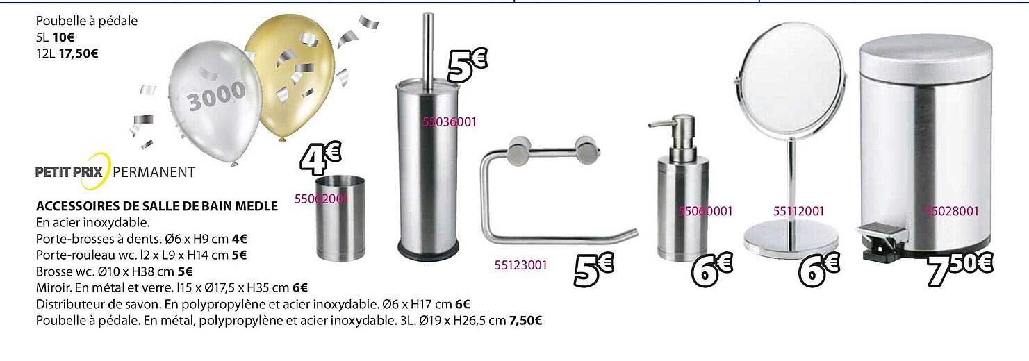 Accessoires De Salle De Bain Medle