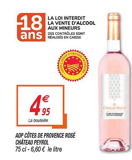 aop côtes de provence rosé château peyrol