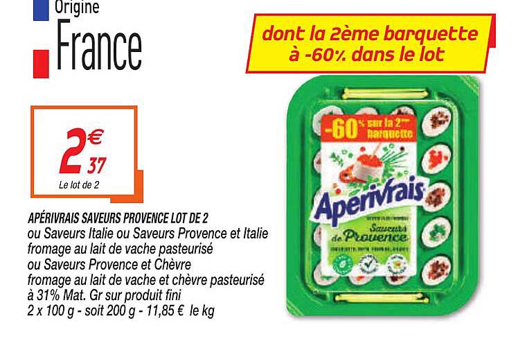 Apérivrais Saveurs Provence Lot De 2