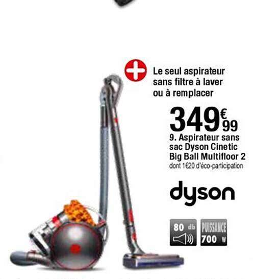 aspirateur sans sac dyson cinetic big ball multifloor 2