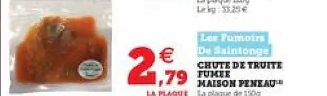 chute de truite fumée maison peneau