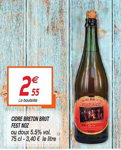 cidre breton brut fest noz