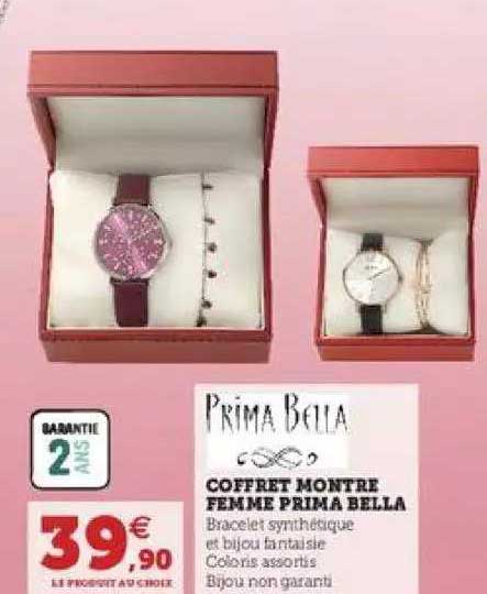 Coffret Montre Femme Prima Bella