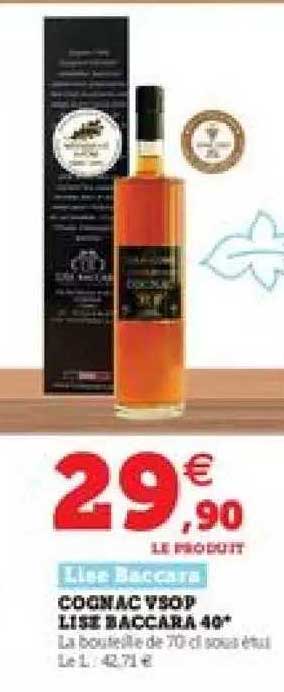Cognac Vsop Lise Baccara 40°