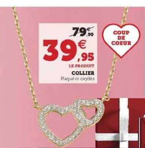 collier plaqué or oxydes