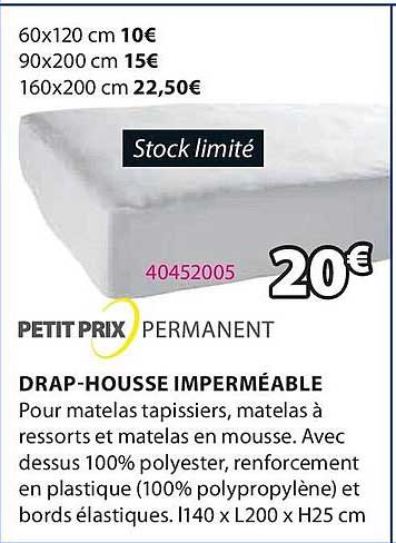 drap-housse imperméable