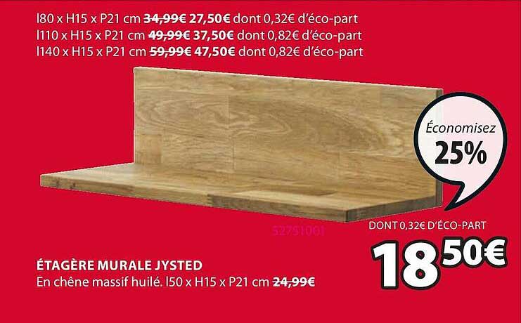 étagère murales jysted