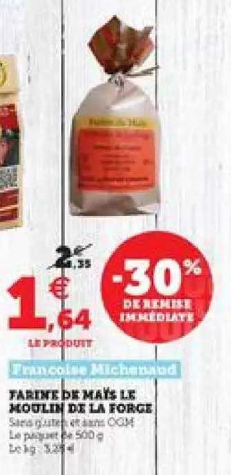 farine de maïs le moulin de la forge -30% de remise immédiate