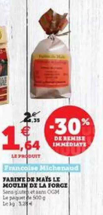 farine de maïs le moulin de la forge -30% de remise immédiate