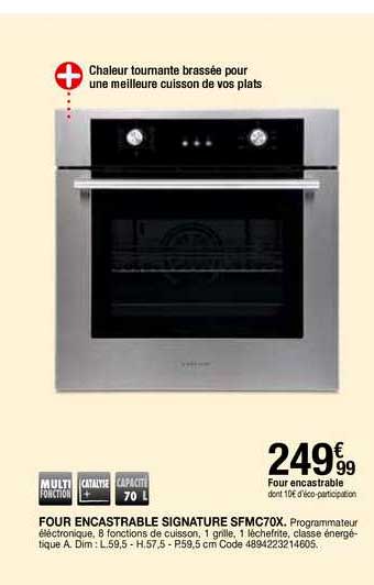 Four Encastrable Signature Sfmc70x