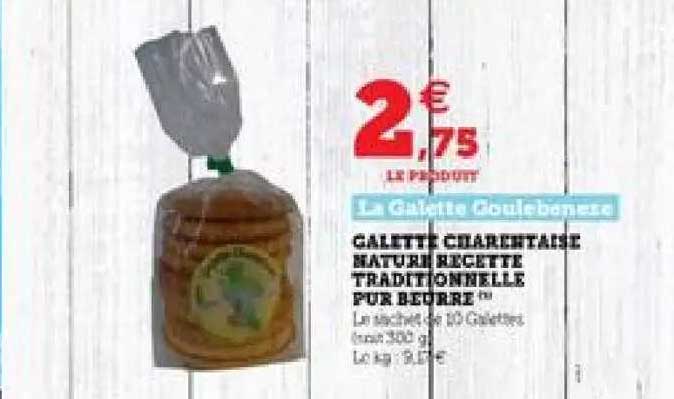 galette charentaise nature recette traditionnelle pur beurre