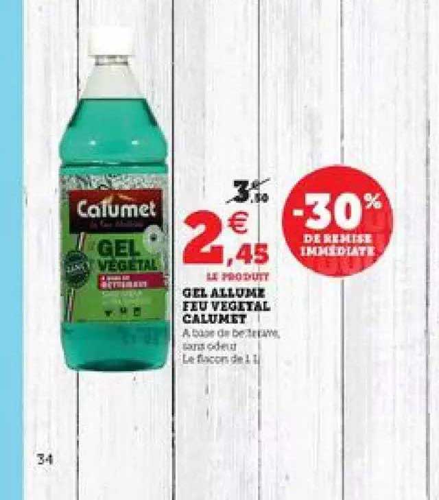 Gel Allume Feu Vegetal Calumet -30% De Remise Immédiate