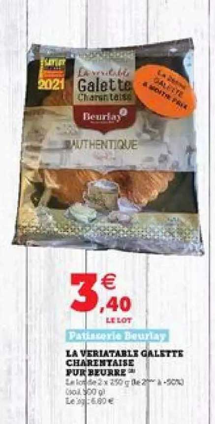 la véritable galette charentaise pur beurre