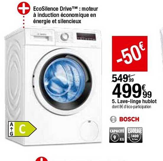 lave-linge hublot bosch