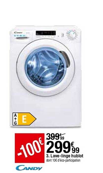 lave-linge hublot candy