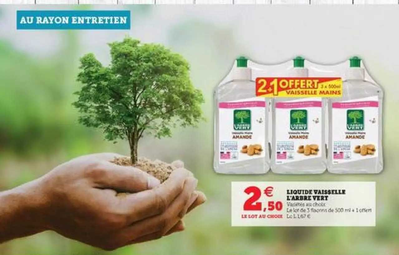 liquide vaisselle l'arbre vert