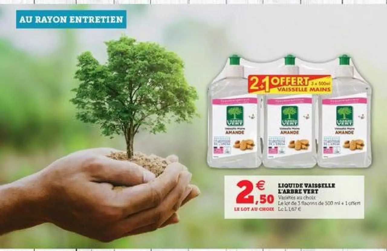 liquide vaisselle l'arbre vert