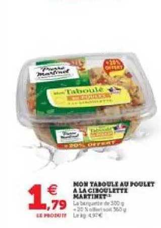 mon taboulé au poulet a la ciboulette martinet