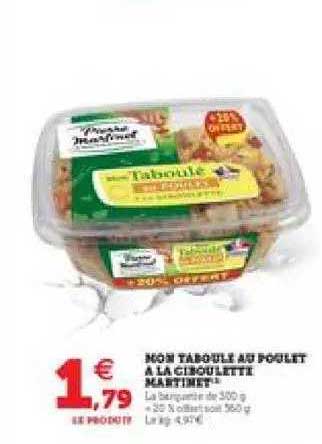 mon taboulé au poulet a la ciboulette martinet