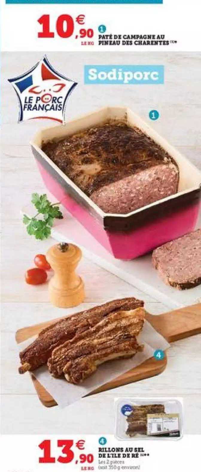 pâté de campagne au pineau des charentes rillons au sel de l'île de ré