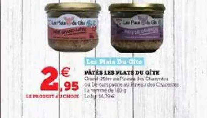 pâtés les plats du cité