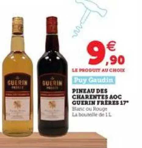 pineau des charentes aoc guerin frères 17°