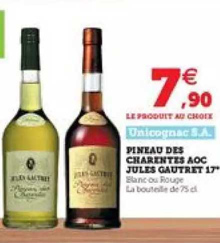 pineau des charentes aoc jules gautret 17°