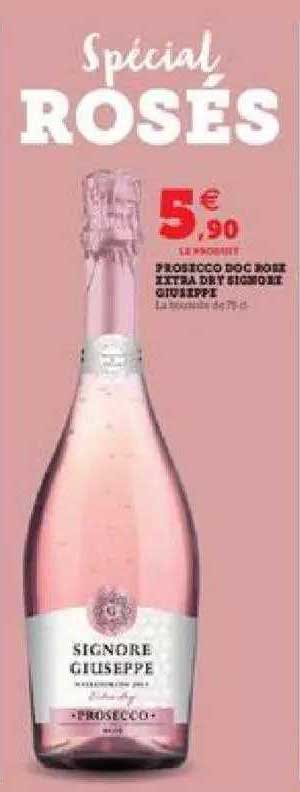 prosecco doc doré extra dry signore giuseppe
