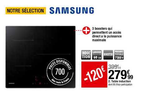 Table Induction Samsung