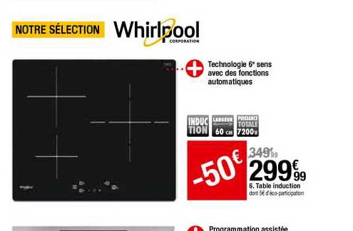 Table Induction Whirlpool