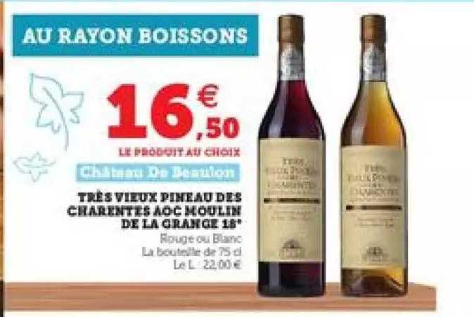 très vieux pineau des charentes aoc moulin de la grange 18°