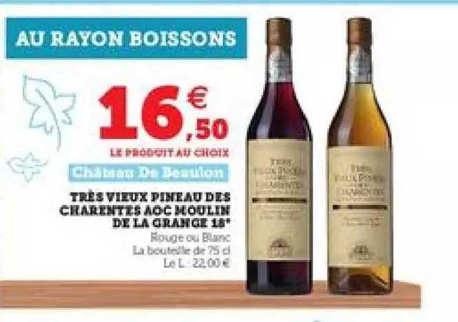 très vieux pineau des charentes aoc moulin de la grange 18°