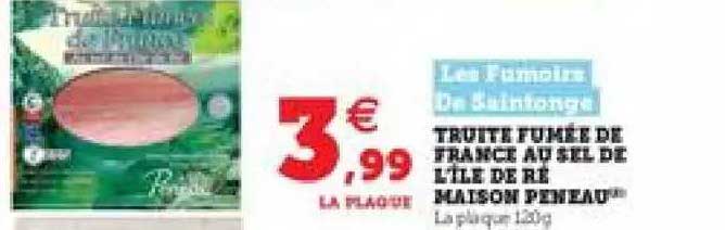 truite fumée de france au sel de l'île de ré maison peneau