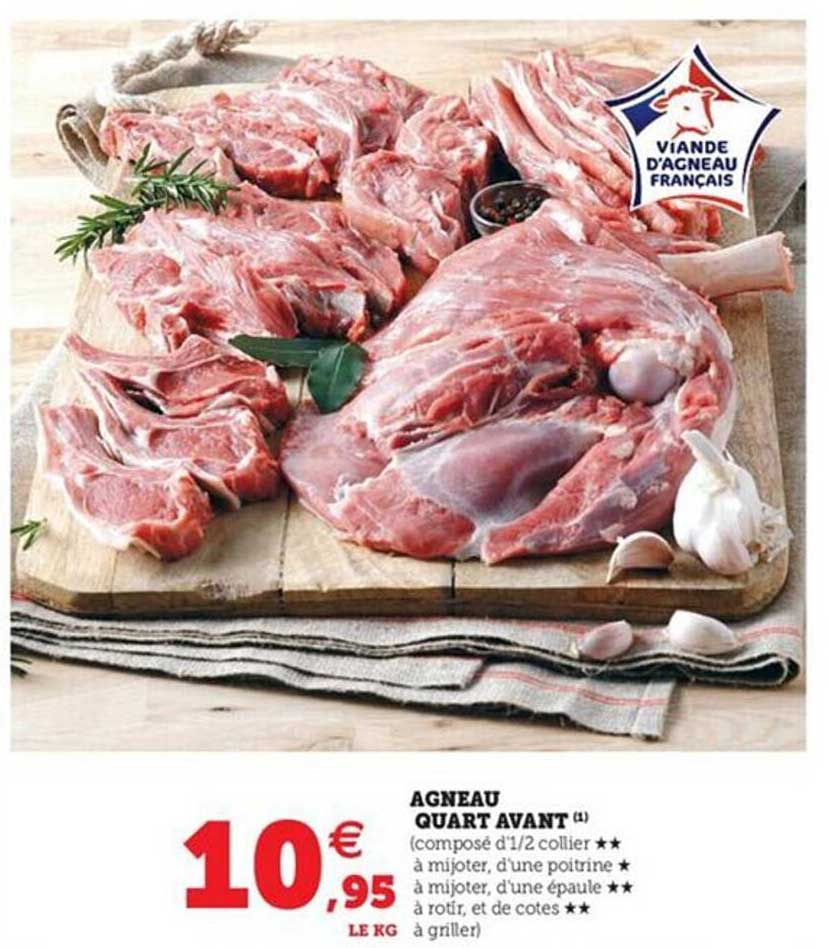 agneau quart avant