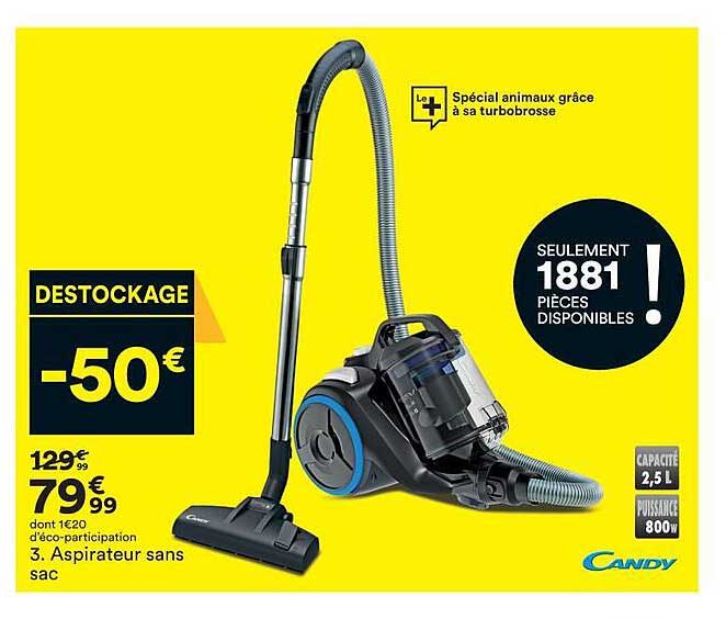 Aspirateur Sans Sac Candy