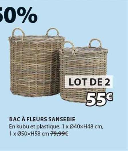 Bac à Fleurs Sansebie