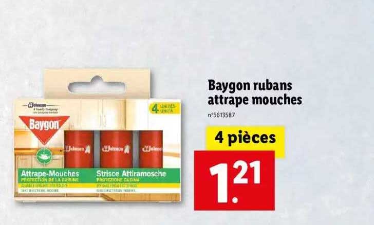 baygon rubans attrape mouches