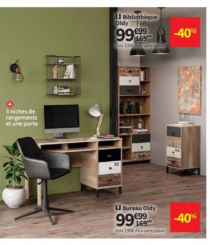 Bibliothèque Oldy, Bureau Oldy