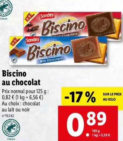 Biscino Au Chocolat Sondey