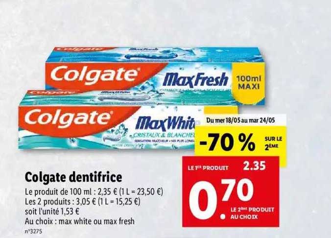 Colgate Dentifrice