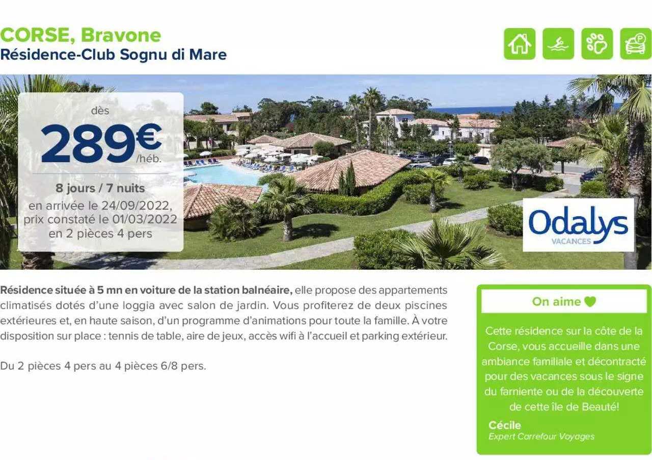 corse, bravone : résidence-club sognu di mare