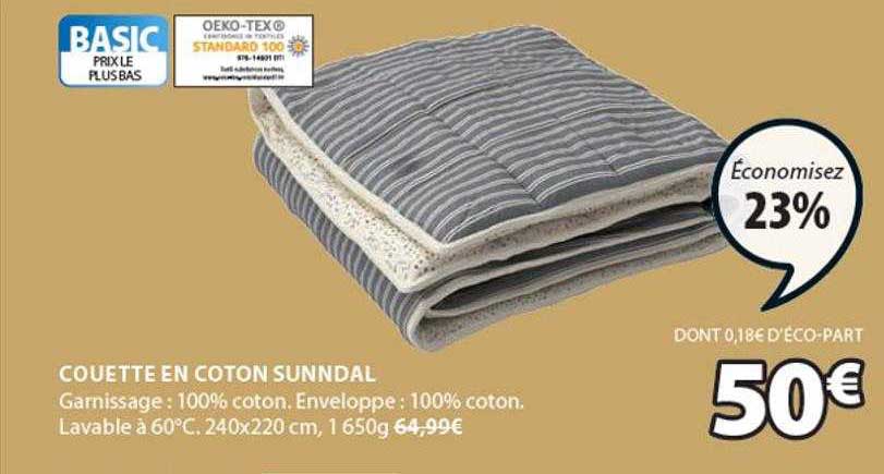 Couette En Coton Sunndal