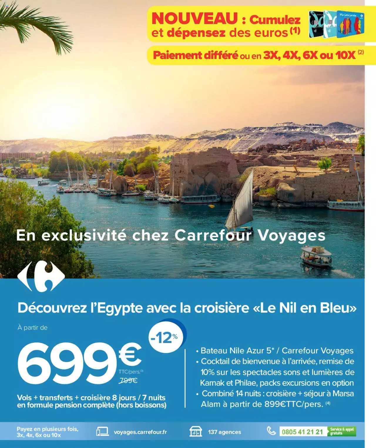 découvrez l'egypte avec la croisière "le nil en bleu"