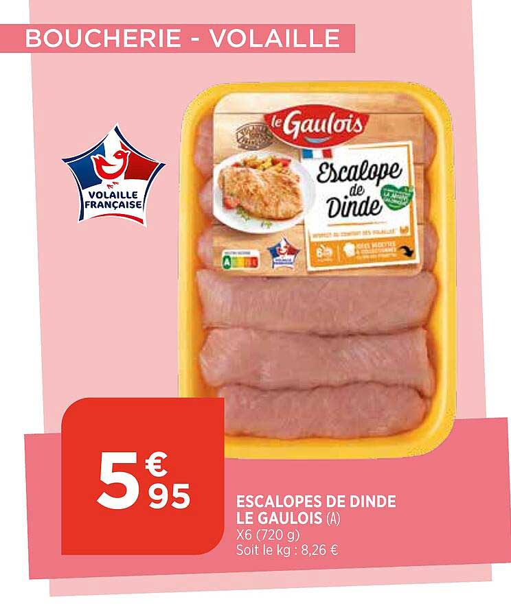 Escalopes De Dinde Le Gaulois