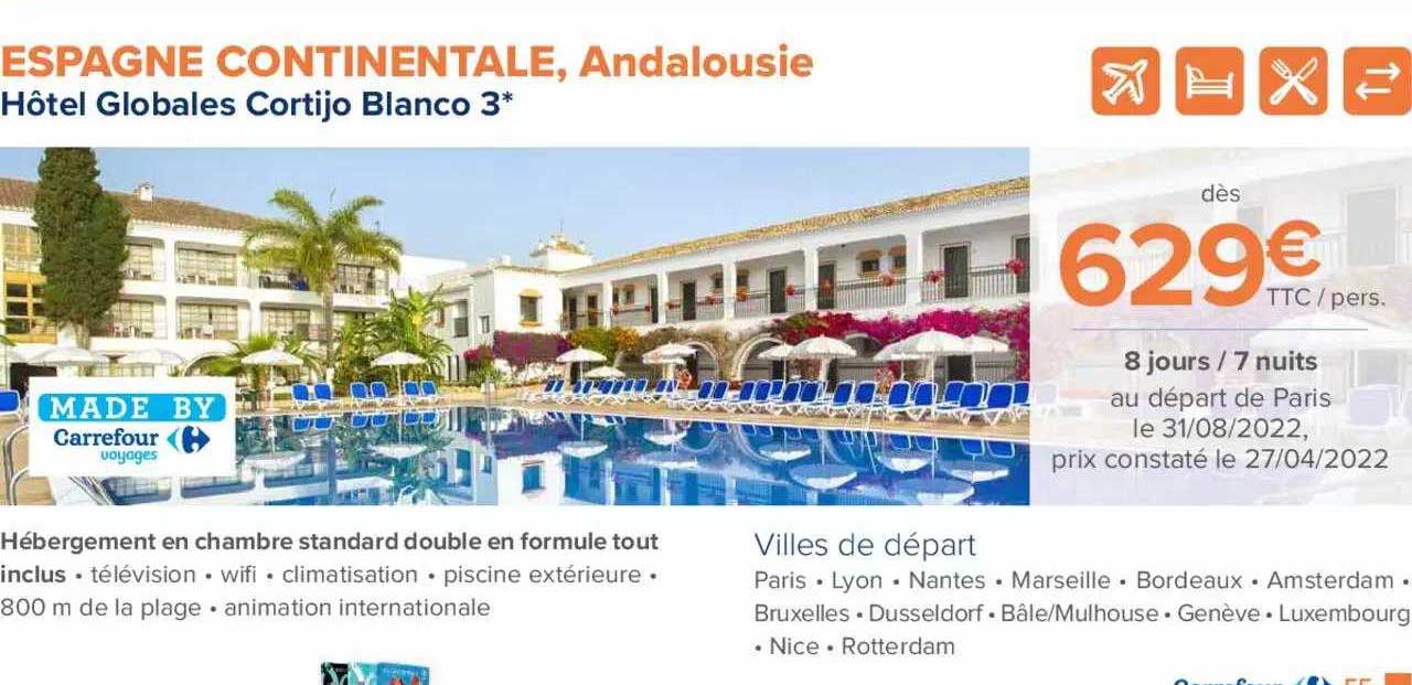 espagne continentale, andalousie : hôtel globales cortijo blanco 3*